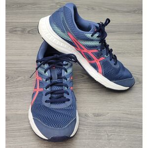 Asics‎ Womens 10 Gel-Contend 6 AmpliFoam Blue Running Shoes Sneakers 1012A570